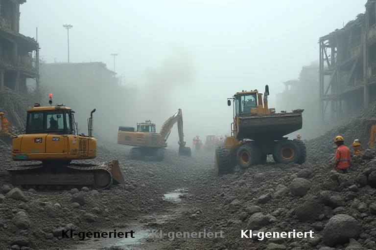 50 Menschen verschüttet, warten auf Hilfe