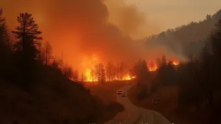 A7 nach Waldbrand wieder freigegeben: Lange Sperrung und aufwendige Säuberung