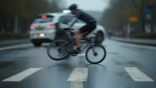 Abbiegevorgang in Neuschwetzingen: Radfahrer stürzt nach Ausweichmanöver