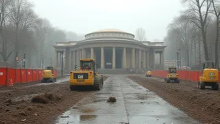 Abbruch des historischen Lindentunnels: Verkehrshindernisse vor der Staatsoper