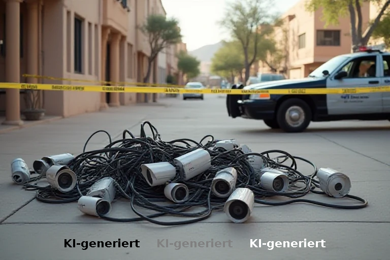 Albuquerque: Mann entfernt abgerüstete Überwachungskameras und liefert sie der Sheriff-Abteilung