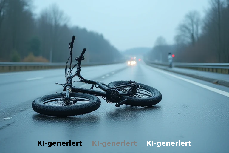 Alkoholfahrt auf E-Bike: 64-Jähriger verliert auf der B2 das Bewusstsein