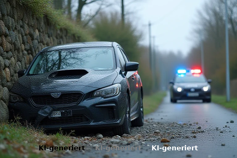 Alkoholfahrt in Holzheim: 29-Jähriger kracht in Steinmauer