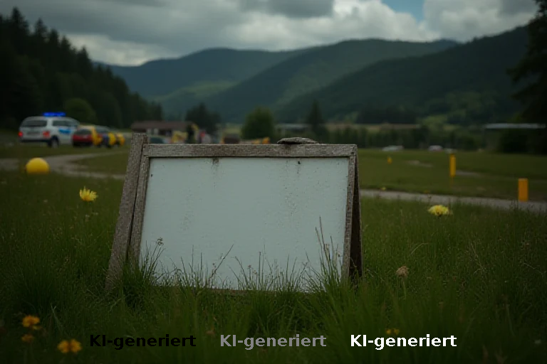 Allgäuer Kuriosität: Entwendetes Ortsschild löst polizeiliche Ermittlungen aus