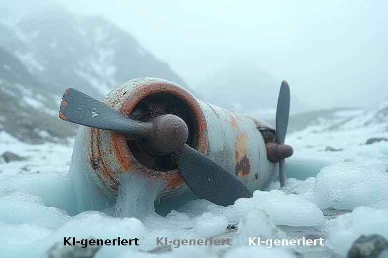 Alpiner Fund: Schmelzender Gletscher legt Wrack aus den 1960er-Jahren frei