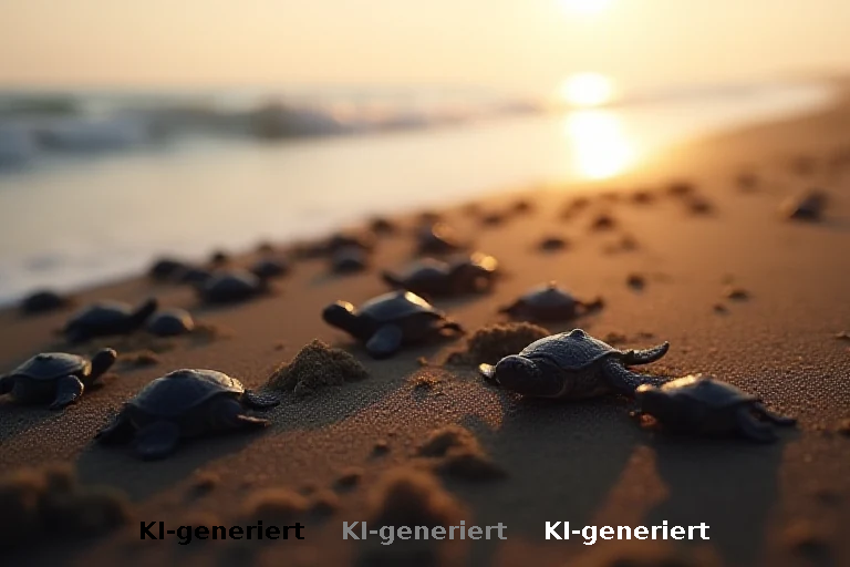 Antalya: Tausende Meeresschildkröten-Junge erreichen das Mittelmeer