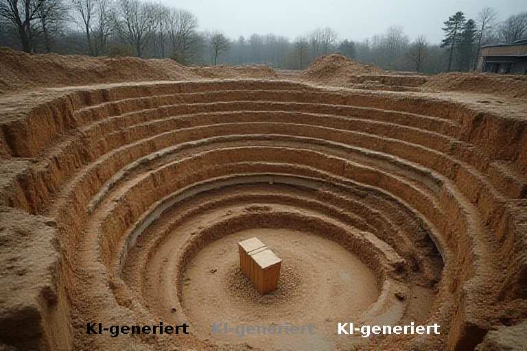 Archäologie vor dem Bau: Schicht für Schicht unter der Theaterbaustelle