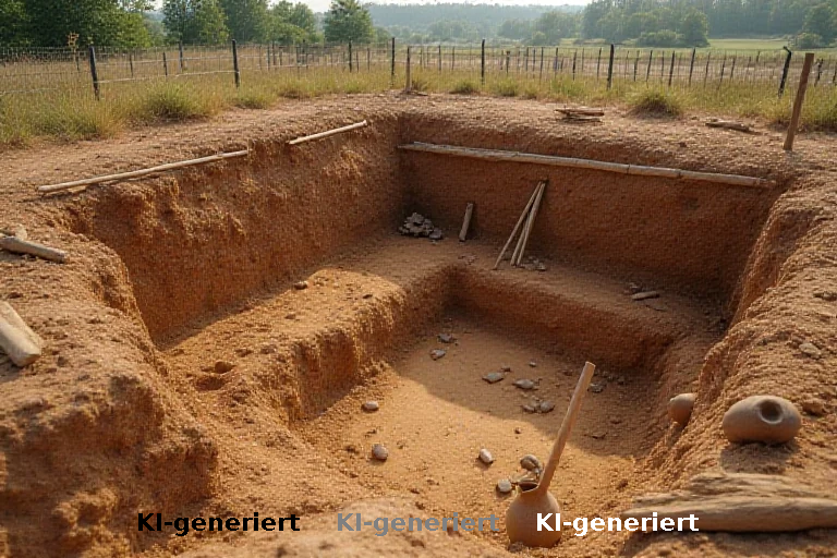 Archäologische Funde in Leipzig-Möckern: 7.000 Jahre alte Siedlung vor Schulbau ausgegraben