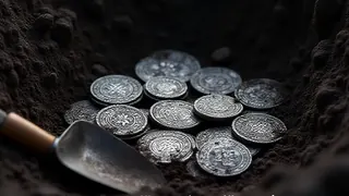 Archäologischer Fund im Ilm-Kreis: Elf keltische Silbermünzen bei Bauarbeiten geborgen