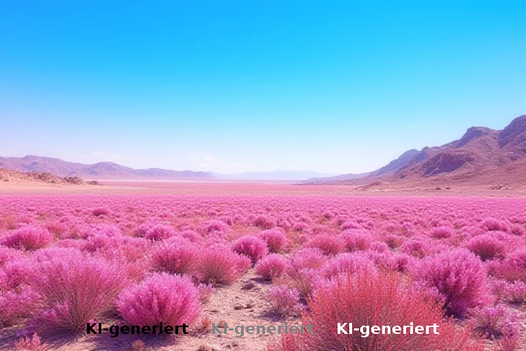 Atacama-Wüste: Extremregen aus El Ni o löst massenhafte Blüte aus