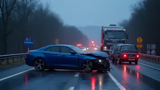 Auffahrunfall auf A8 bei Augsburg: Polizei fahndet nach flüchtigem Audi-Fahrer