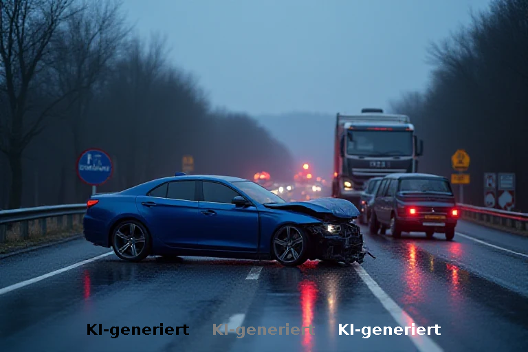 Auffahrunfall auf A8 bei Augsburg: Polizei fahndet nach flüchtigem Audi-Fahrer