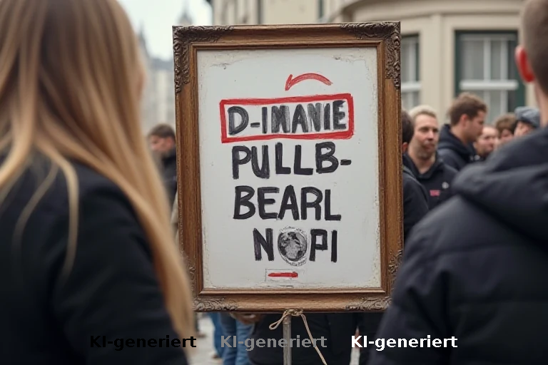 Umstrittene Plakate in Halle: AfD-Austritt als Wahlkampfstrategie?