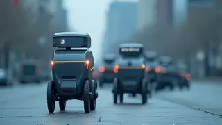 Aufstand der Lieferroboter? Glitch verursachte kuriosen Robo-Stau auf Gehweg