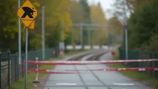 Augsburger Radweg-Sperre wegen zu tief hängendem Warnschild