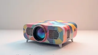 Aurzen kombiniert Mini-Projektor mit Pop-Art-Design