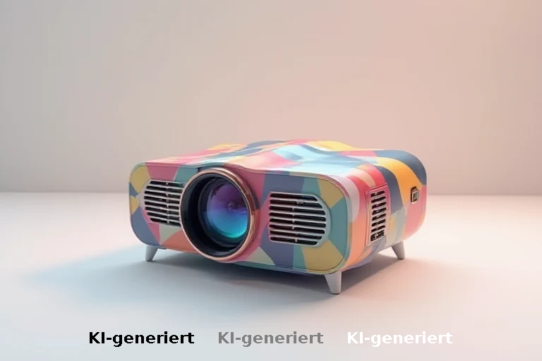 Aurzen kombiniert Mini-Projektor mit Pop-Art-Design