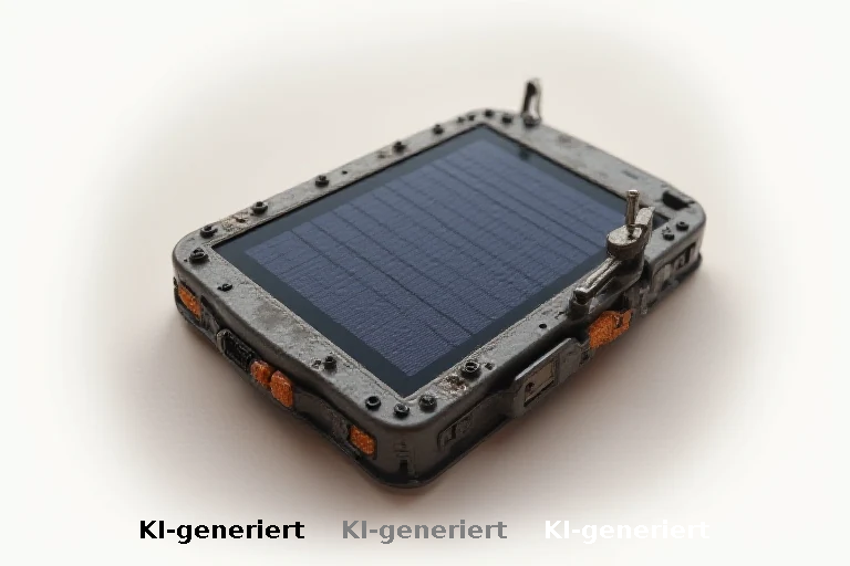 Autonome Energieversorgung: Mobile Stromlösung mit Solar- und Handkurbeltechnologie