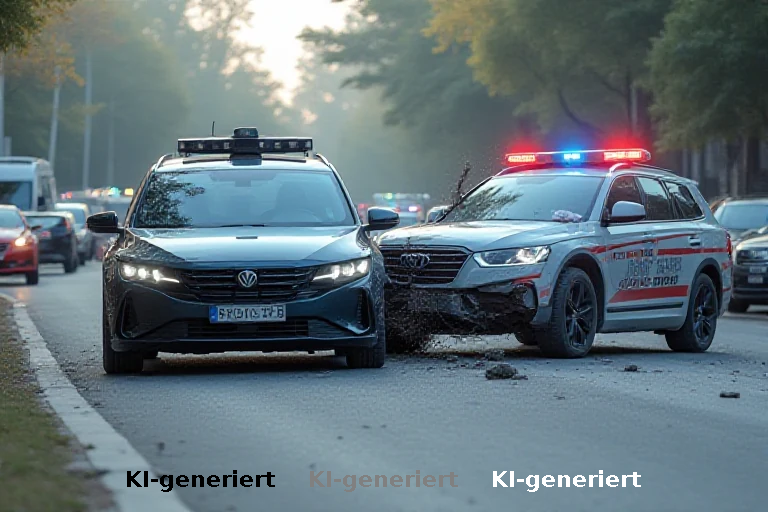 Autonomes Fahrzeug kollidiert in Islamabad mit Polizeifahrzeug nach Verbindungsabbruch