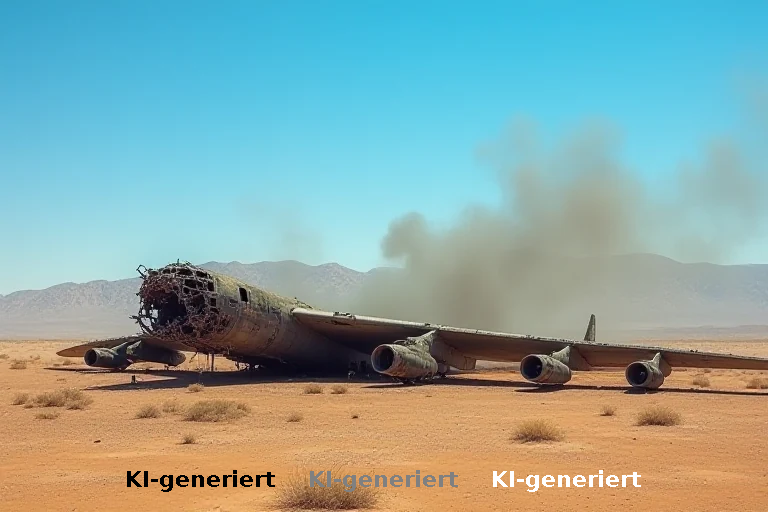 Tödlicher Absturz eines US-B-52-Bombers in Kalifornien