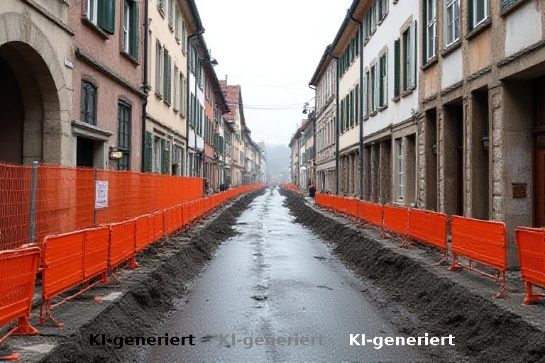 Bad Wörishofen: Doppelte Sperrungen im Stadtkern durch private und kommunale Bauarbeiten