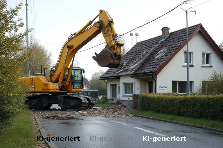 Bagger-Rammattacke in Hessen: Familie im Schock, Versicherung zögert