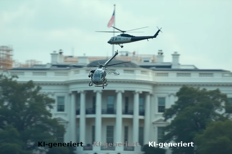 Bauarbeiten am Weißen Haus als Auslöser für kritische Annäherung von Marine One