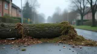 Baumsturz auf Heinrichshofener Straße: Ungeklärte Ursachen hinter tausend Euro Schaden
