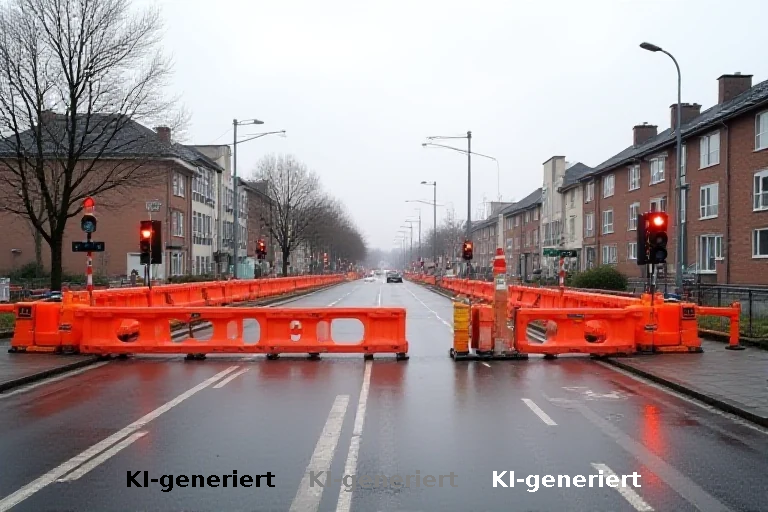 Baustelle Rekener Straße: Verkehrschaos durch planungsbedingte Verzögerung in Haltern am See