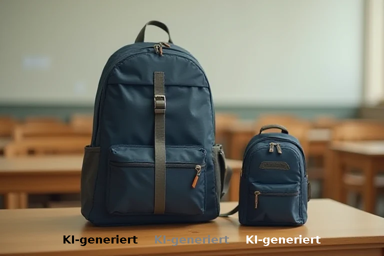 Belgische Grundschule setzt auf große Rucksäcke: Kleine Taschen werden verwarnt