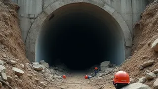Bergführer im Einsatz: Rettung im verschütteten Staudamm-Tunnel