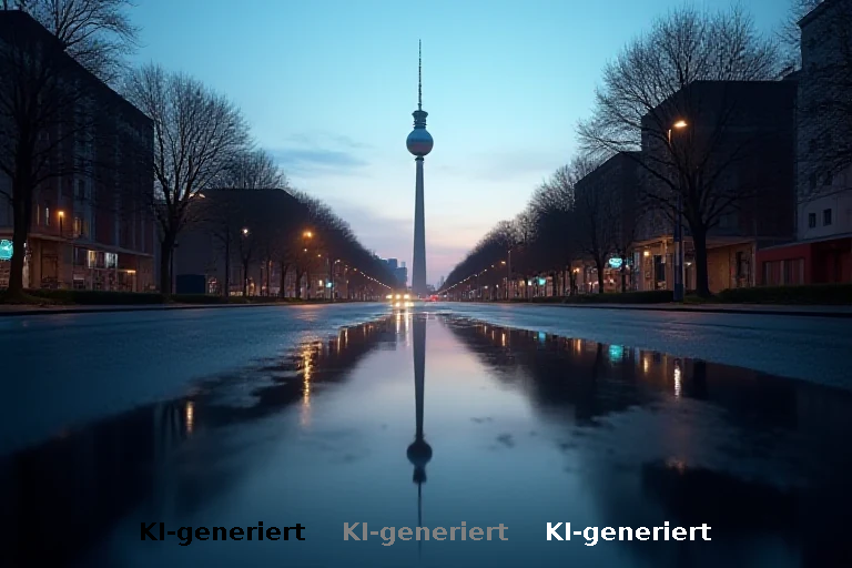 Berlin als romantische Fata Morgane: Eine ironische Distanzierung