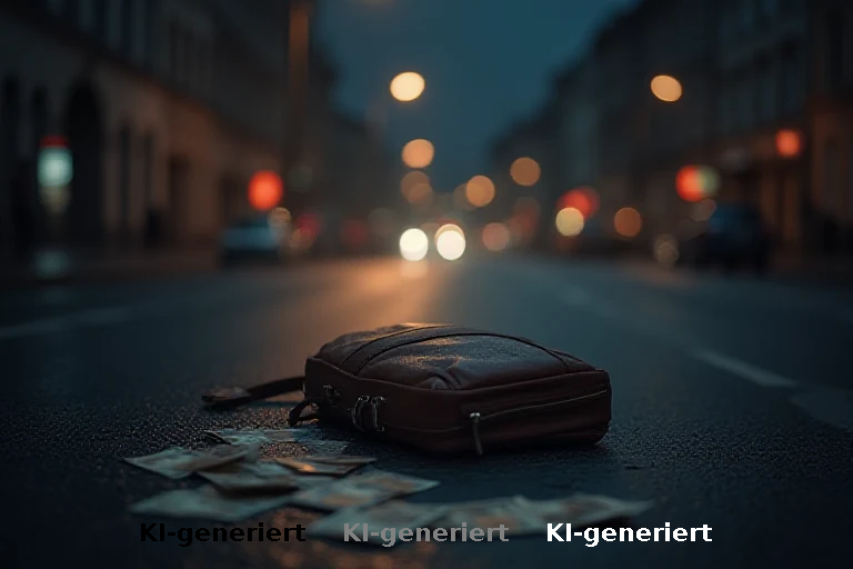 Bewaffneter Raub in der Nacht: Täter entkommt mit Beute