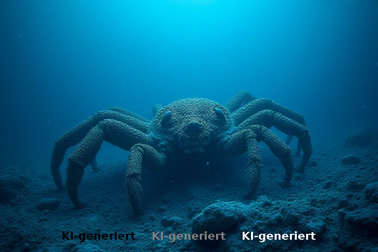 Biologisches Phänomen: Die japanische Riesenseespinne als Tiefseespezialist