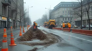 Bottrop: Gasnetzmodernisierung stört Verkehr und Fußgängerverkehr