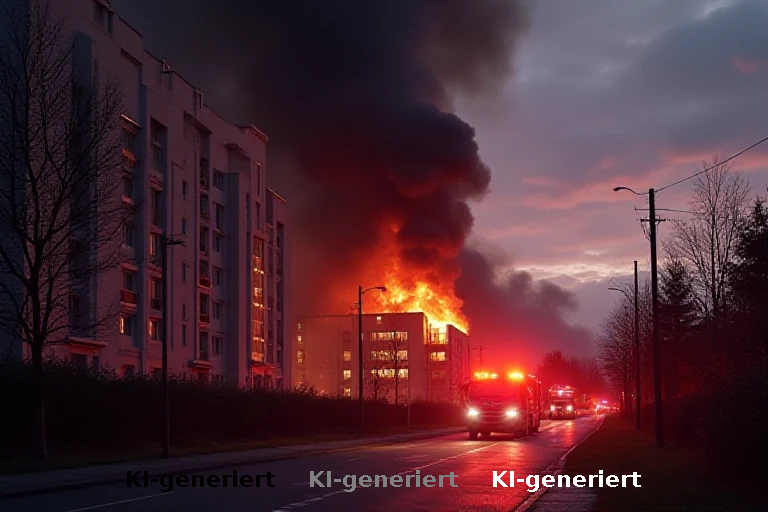 Brand in Kaufering: Polizei bestätigt keine Verletzten, Ursachenforschung beginnt