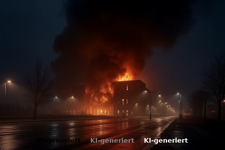 Brandanschlag auf Bundesimmobilien: Polizei bestätigt vorsätzliche Zündung in Pinneberg