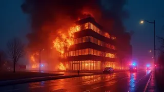 Brandanschlag auf Rüstungskonzern in München: Zwei Verdächtige festgenommen