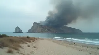 Brandstiftung am Gargano: Feuer bedroht Küstenabschnitte und zwingt zur Evakuierung