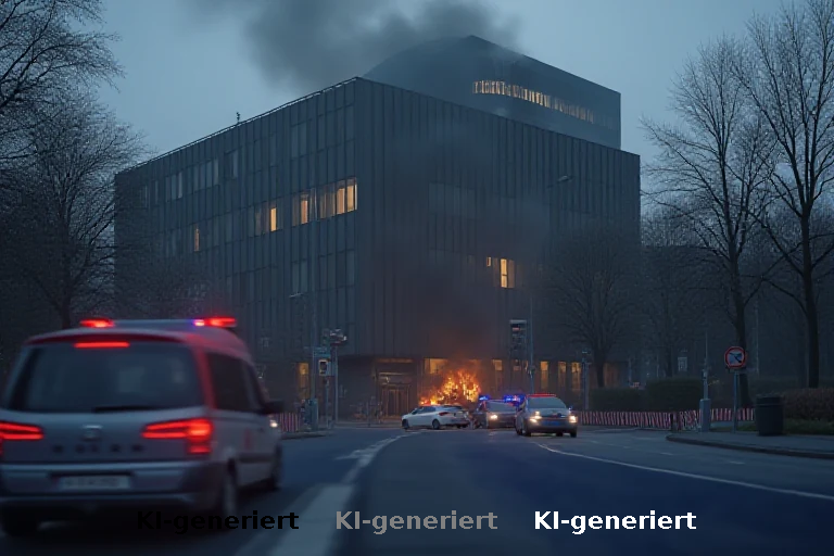 Brandstiftung vor baden-württembergischem Ministerium: Staatsschutz prüft politischen Hintergrund