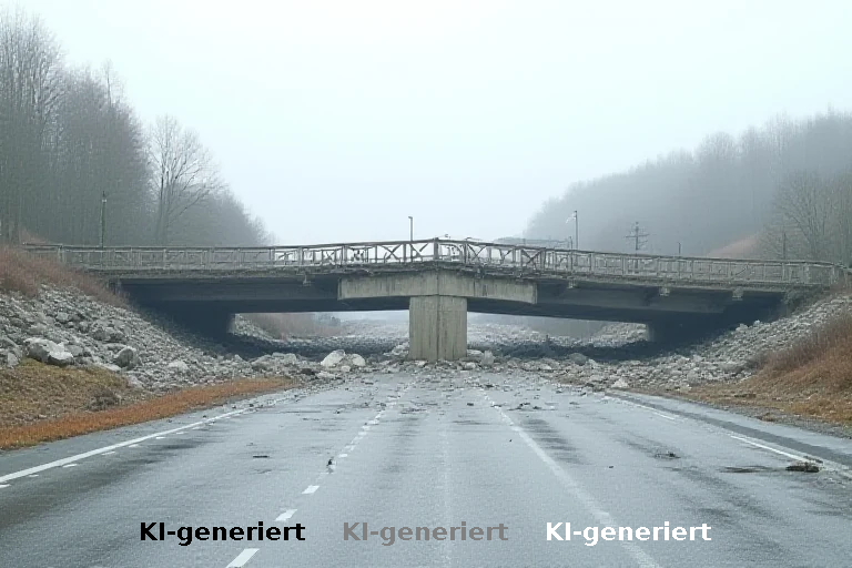 Brückeneinsturz auf A81: Kritik an Bauzustand und Sicherheitsprotokollen
