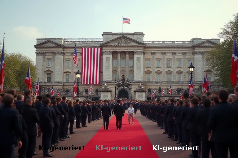 Buckingham-Palast ehrt US-Opfer mit historischer Hymne