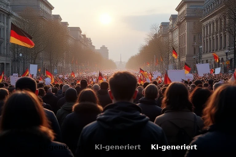 Bürgerbeteiligung in Bremen: Gegendemonstration fordert soziale Gerechtigkeit und kritisiert nationale Symbolik