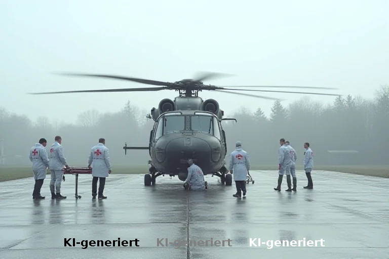 Bundeswehr-Hubschrauber als Lehrmittel: Fortbildung bayerischer Notärzte in Ulm