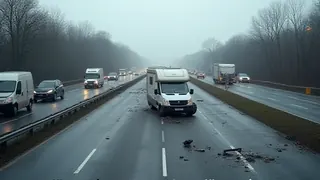 Camper durchbricht Rettungsgasse: Dutzende Verletzte auf Thüringer Autobahn