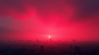 Changzhou: Roter Himmel vor Gewitter NASA erklärt das Phänomen