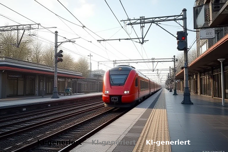 Chaos an der RB13: Späte Info und Buslücken belasten Pendlermassen