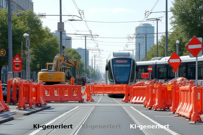 Chemnitzer Nahverkehr: Mehrere Bus- und Bahnlinien betroffen von Baustellen