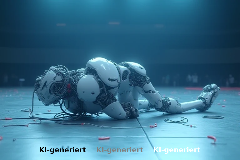 Chinesische Roboter stürzen bei Weltmeisterschaften
