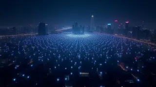Chongqing: Fünftausend Drohnen inszenieren nächtliche Lichtshow